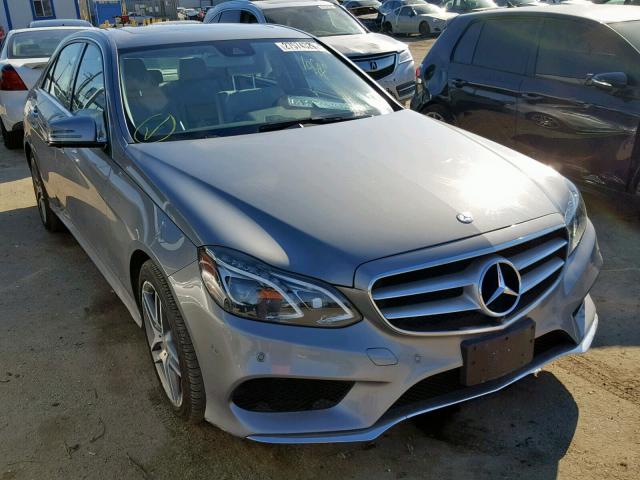 WDDHF5KB5FB145907 - 2015 MERCEDES-BENZ E 350 GRAY photo 1