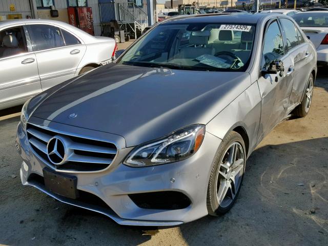 WDDHF5KB5FB145907 - 2015 MERCEDES-BENZ E 350 GRAY photo 2