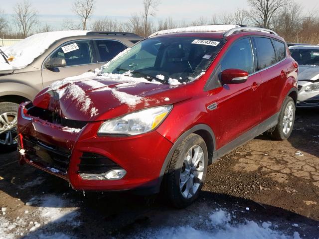 1FMCU0J99EUA52091 - 2014 FORD ESCAPE TIT MAROON photo 2