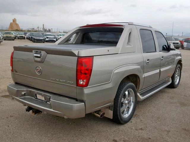 3GYEK63N83G201729 - 2003 CADILLAC ESCALADE E GOLD photo 4