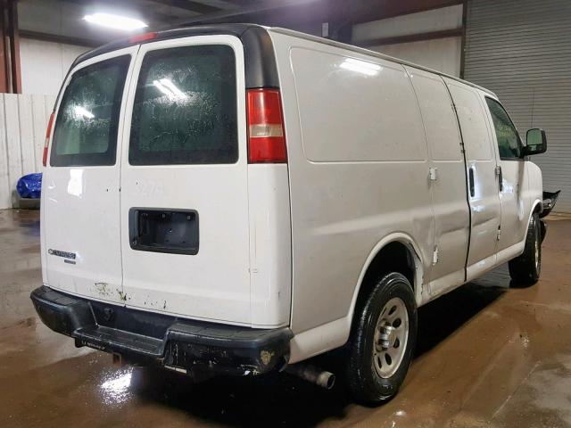 1GCSGAFX1C1107765 - 2012 CHEVROLET EXPRESS G1 WHITE photo 4