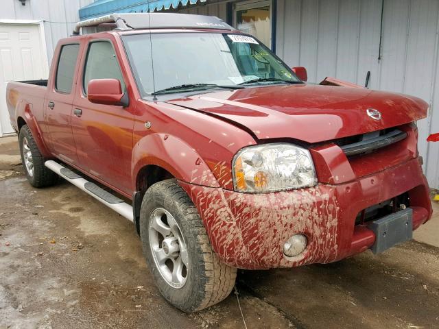 1N6ED29X24C461580 - 2004 NISSAN FRONTIER C RED photo 1