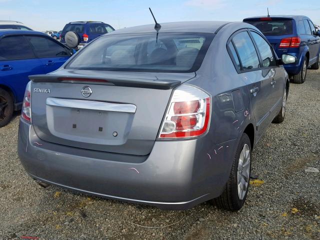 3N1AB6AP8BL719454 - 2011 NISSAN SENTRA 2.0 SILVER photo 4