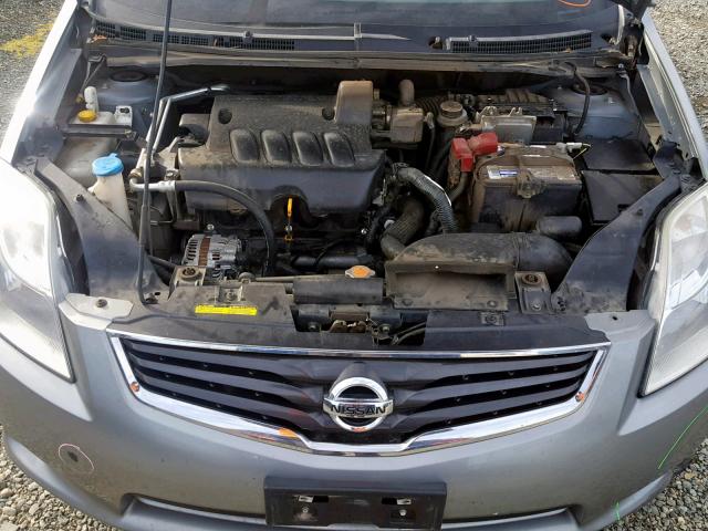 3N1AB6AP8BL719454 - 2011 NISSAN SENTRA 2.0 SILVER photo 7