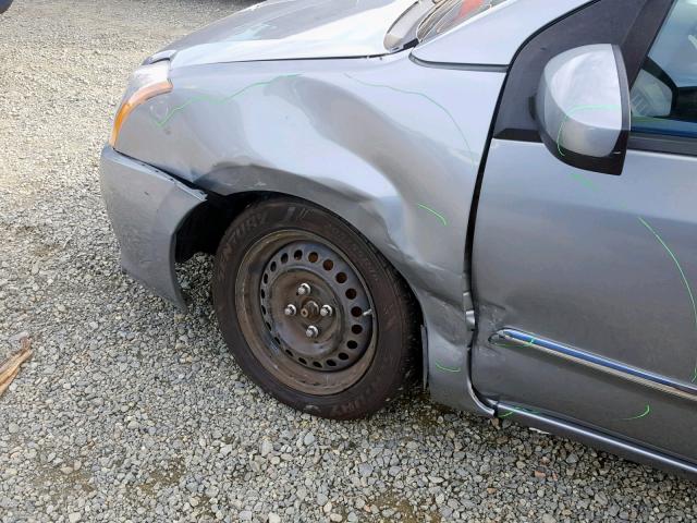 3N1AB6AP8BL719454 - 2011 NISSAN SENTRA 2.0 SILVER photo 9