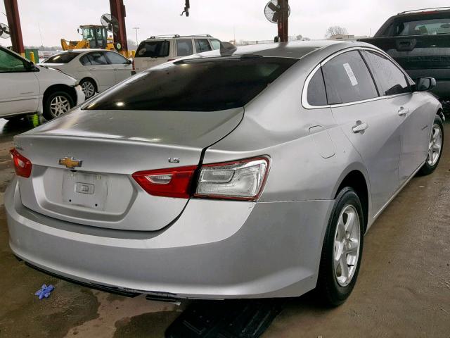 1G1ZB5ST0GF208935 - 2016 CHEVROLET MALIBU LS Gümüş foto 4