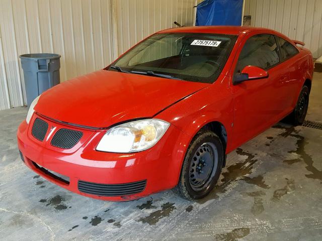 1G2AL15F377127023 - 2007 PONTIAC G5 RED photo 2