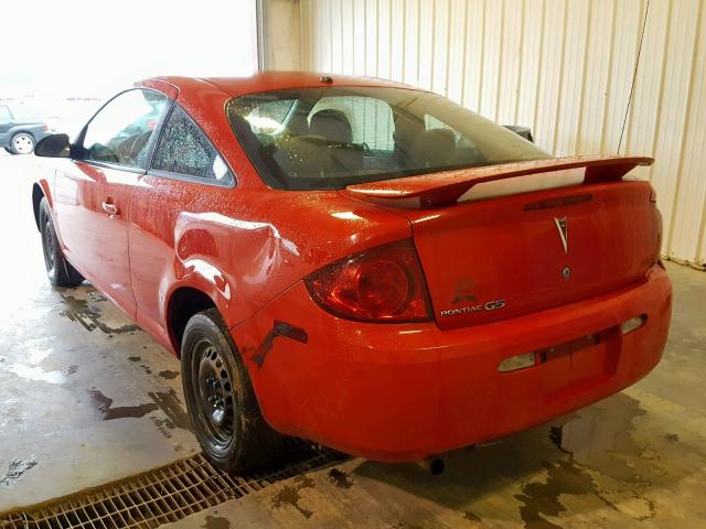 1G2AL15F377127023 - 2007 PONTIAC G5 RED photo 3