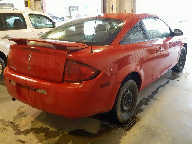 1G2AL15F377127023 - 2007 PONTIAC G5 RED photo 4