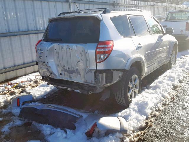 JTMZF31V99D004569 - 2009 TOYOTA RAV4 LIMIT SILVER photo 4