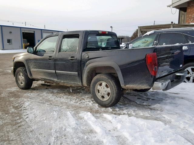 1GCDT136768125652 - 2006 CHEVROLET COLORADO BLACK photo 3