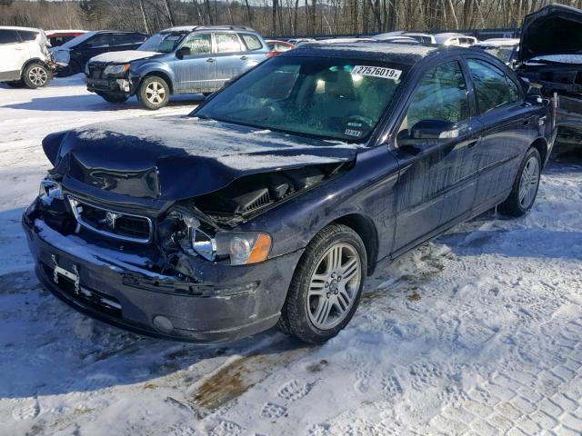 YV1RS592182692590 - 2008 VOLVO S60 2.5T BLUE photo 2