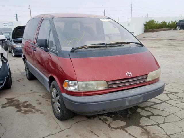 JT3AC22S3P1014490 - 1993 TOYOTA PREVIA LE MAROON photo 1