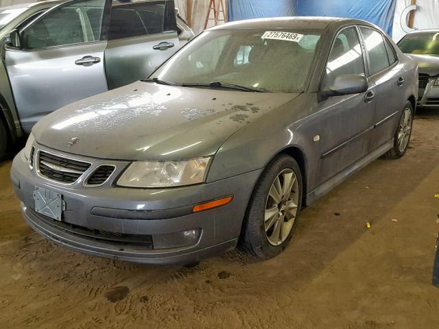 YS3FD49Y171109224 - 2007 SAAB 9-3 2.0T GRAY photo 2