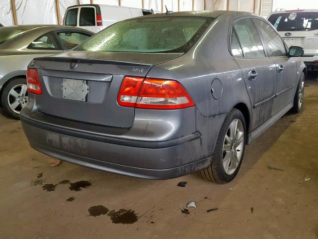 YS3FD49Y171109224 - 2007 SAAB 9-3 2.0T GRAY photo 4