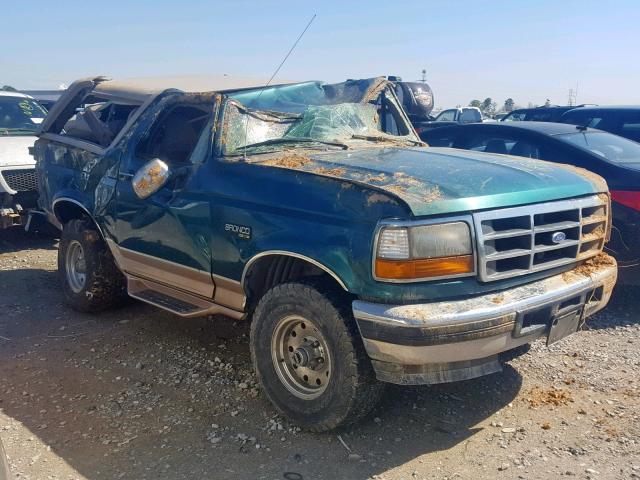 1FMEU15H9TLA59030 - 1996 FORD BRONCO U10 TEAL photo 1