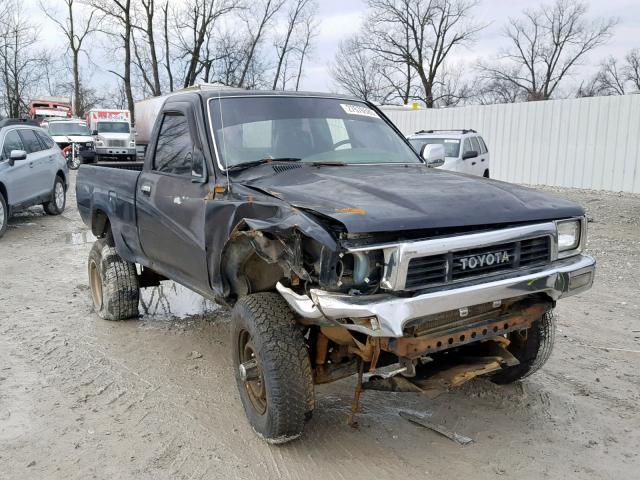 JT4RN01P8L7021842 - 1990 TOYOTA PICKUP 1/2 BLACK photo 1