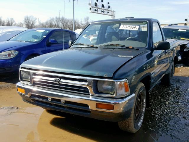 JT4RN81P2R5198969 - 1994 TOYOTA PICKUP 1/2 GREEN photo 2