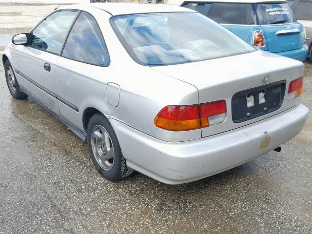 1HGEJ6229VL012790 - 1997 HONDA CIVIC DX SILVER photo 3