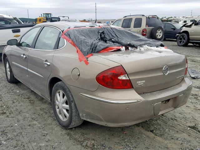 2G4WD582761227969 - 2006 BUICK LACROSSE C TAN photo 3