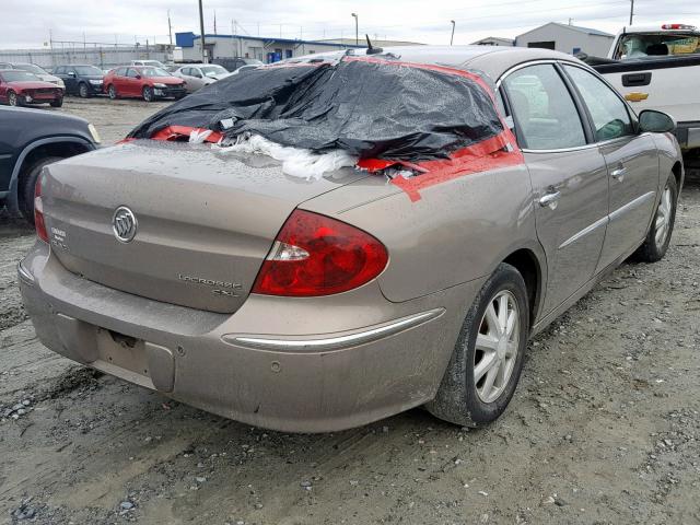 2G4WD582761227969 - 2006 BUICK LACROSSE C TAN photo 4