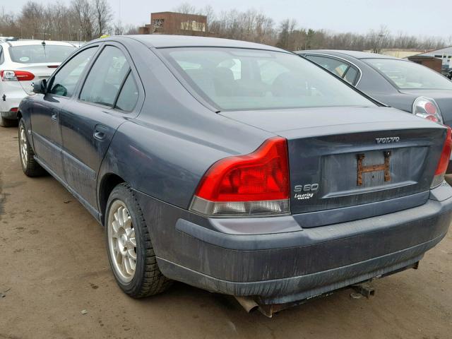 YV1RS64A542392808 - 2004 VOLVO S60 GRAY photo 3