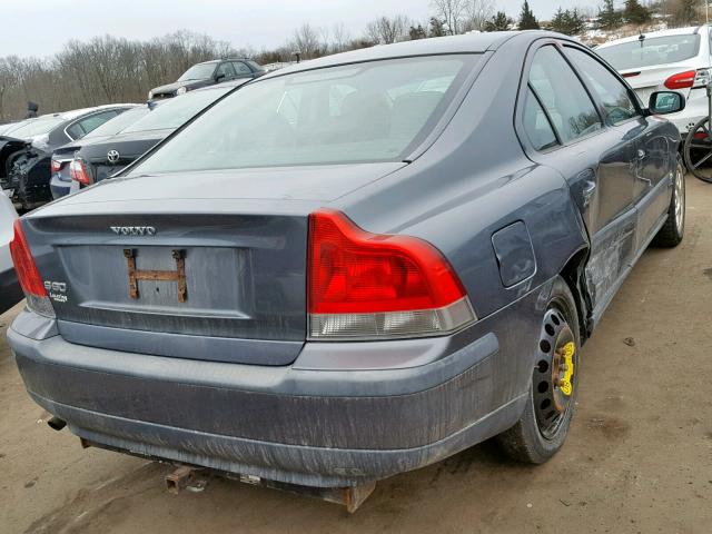 YV1RS64A542392808 - 2004 VOLVO S60 GRAY photo 4