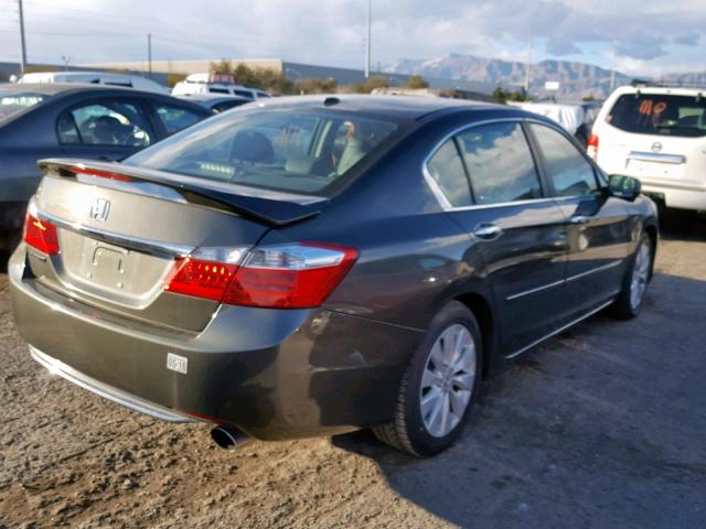 1HGCR2F87DA114008 - 2013 HONDA ACCORD EXL GRAY photo 4