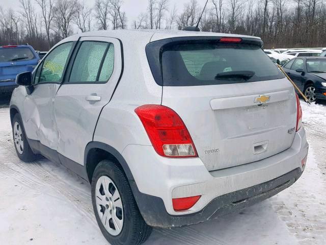 KL7CJKSB7HB251891 - 2017 CHEVROLET TRAX LS GRAY photo 3