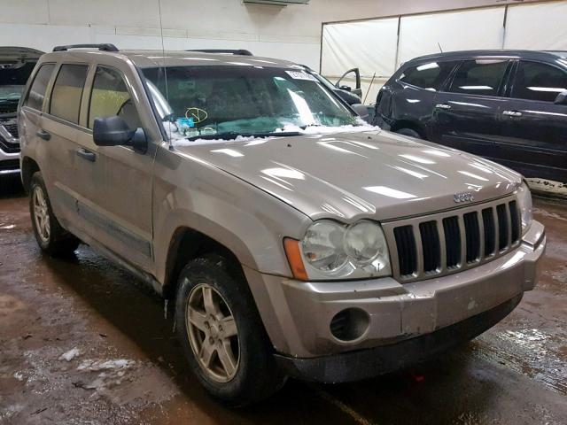 1J4GR48K86C166379 - 2006 JEEP GRAND CHER TAN photo 1