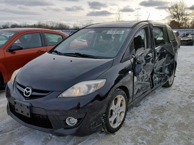 JM1CR293490332029 - 2009 MAZDA 5 BLACK photo 2