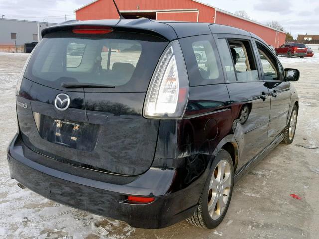 JM1CR293490332029 - 2009 MAZDA 5 BLACK photo 4