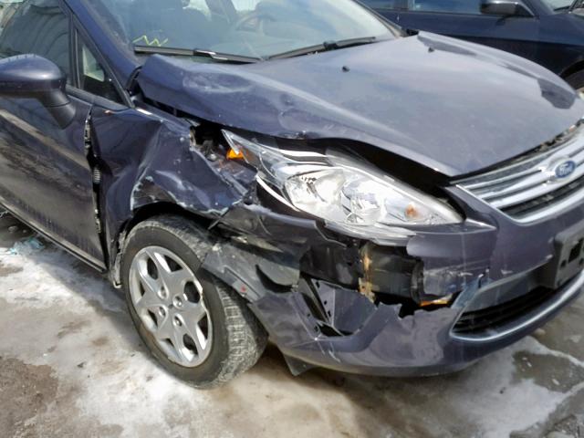 3FADP4BJ5CM154446 - 2012 FORD FIESTA SE BLUE photo 9