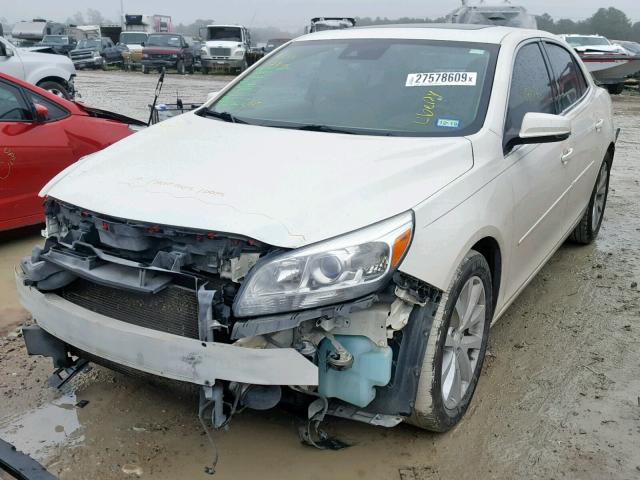 1G11G5SX8DF181819 - 2013 CHEVROLET MALIBU 3LT თეთრი ფოტო 2