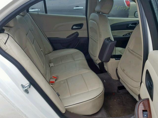 1G11G5SX8DF181819 - 2013 CHEVROLET MALIBU 3LT თეთრი ფოტო 6