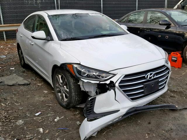 5NPD84LF6HH027140 - 2017 HYUNDAI ELANTRA WHITE photo 1