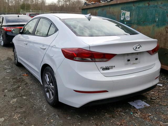 5NPD84LF6HH027140 - 2017 HYUNDAI ELANTRA WHITE photo 3