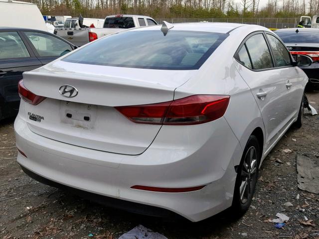 5NPD84LF6HH027140 - 2017 HYUNDAI ELANTRA WHITE photo 4