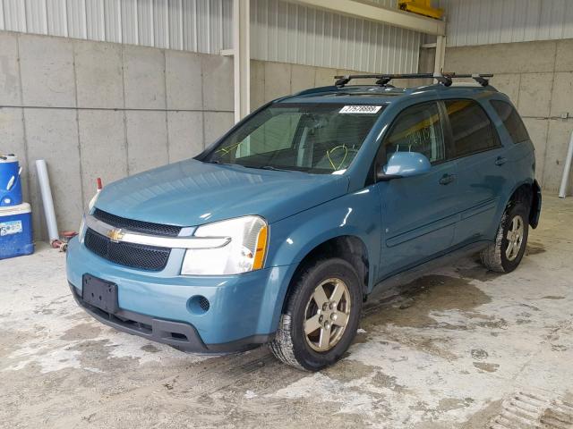 2CNDL33F786337144 - 2008 CHEVROLET EQUINOX LT BLUE photo 2