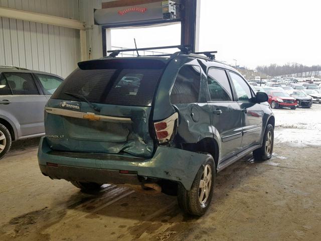 2CNDL33F786337144 - 2008 CHEVROLET EQUINOX LT BLUE photo 4