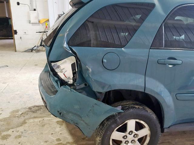 2CNDL33F786337144 - 2008 CHEVROLET EQUINOX LT BLUE photo 9