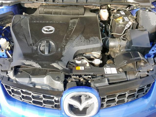 JM3ER293570130037 - 2007 MAZDA CX-7 BLUE photo 7