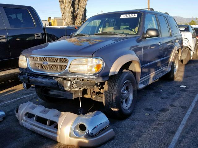 1FMZU32E5XZB12459 - 1999 FORD EXPLORER BLUE photo 2