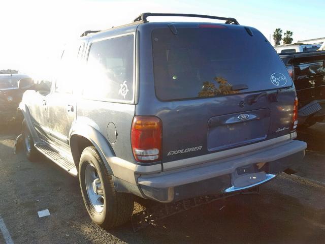 1FMZU32E5XZB12459 - 1999 FORD EXPLORER BLUE photo 3