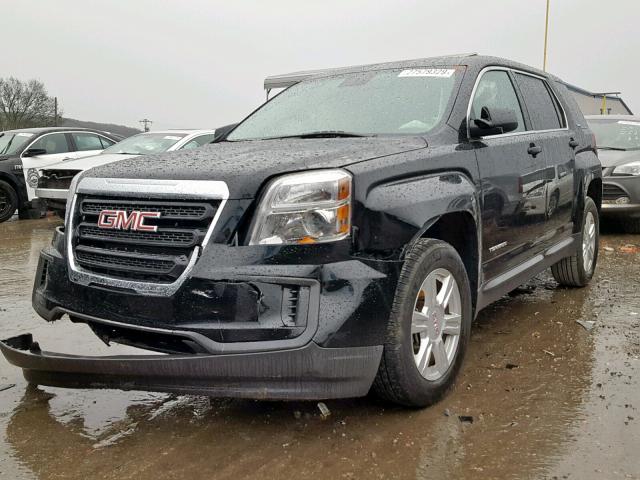 2GKALMEK0G6249613 - 2016 GMC TERRAIN SL BLACK photo 2