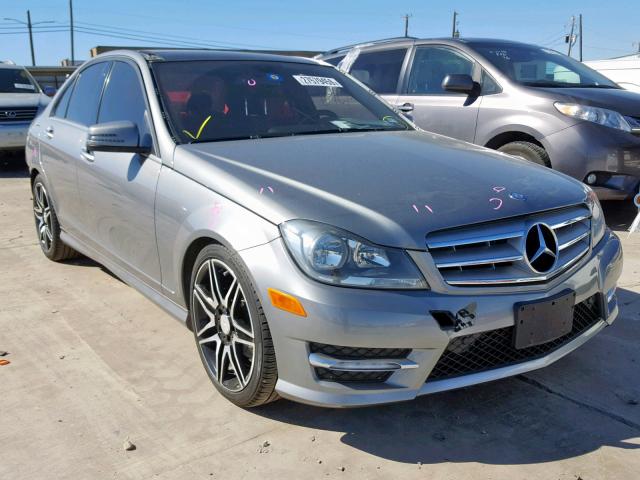 WDDGF4HB5DR256975 - 2013 MERCEDES-BENZ C 250 GRAY photo 1