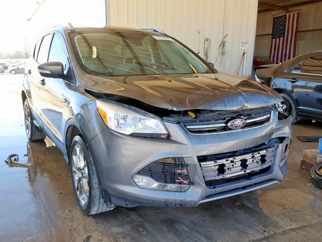 1FMCU0J97EUB66185 - 2014 FORD ESCAPE TIT GRAY photo 1