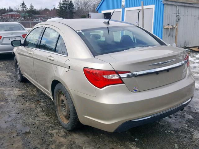 1C3CCBAB3EN231893 - 2014 CHRYSLER 200 LX BEIGE photo 3