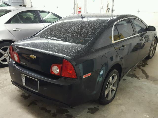1G1ZC5E17BF272051 - 2011 CHEVROLET MALIBU 1LT BLACK photo 4