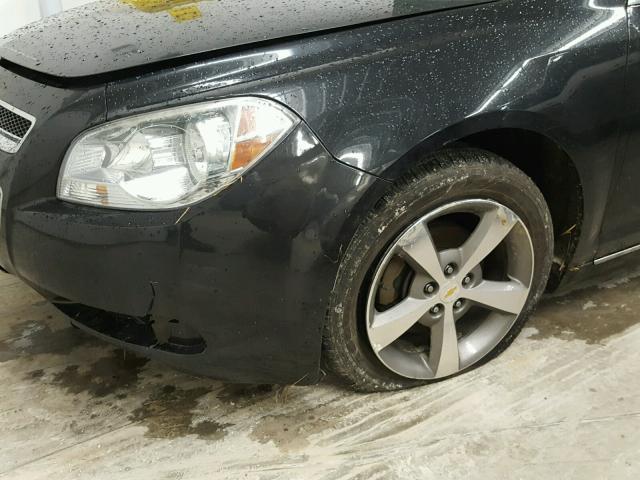 1G1ZC5E17BF272051 - 2011 CHEVROLET MALIBU 1LT BLACK photo 9